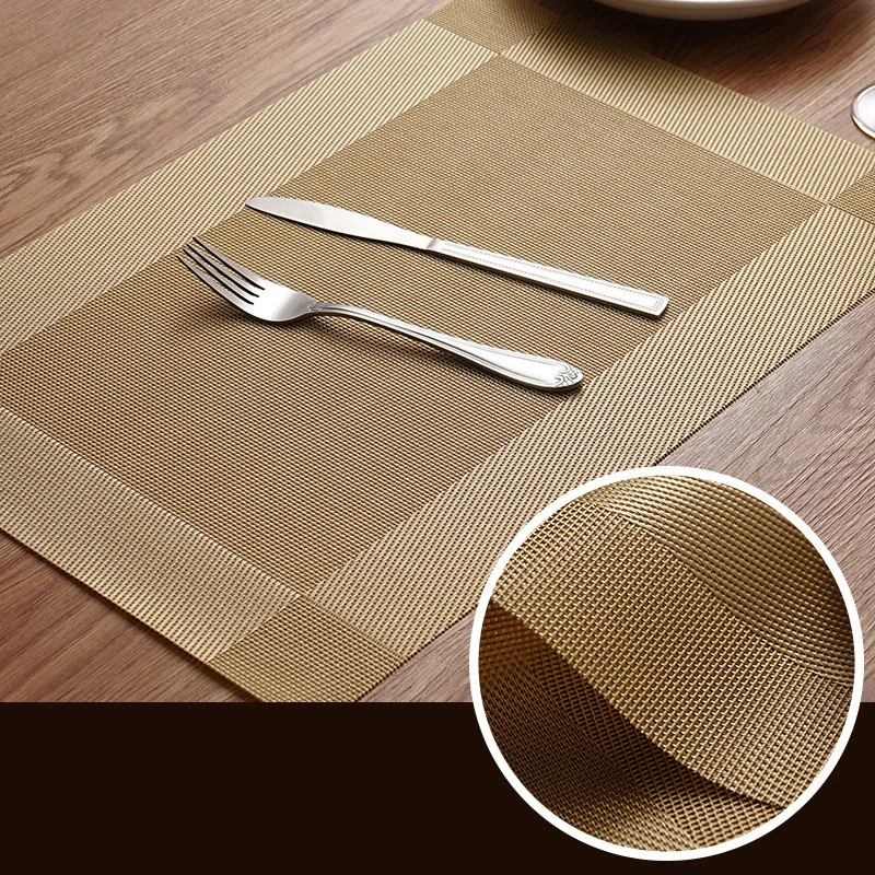 European-style Solid Color Hotel Restaurant Heat Insulation Pad Non-slip