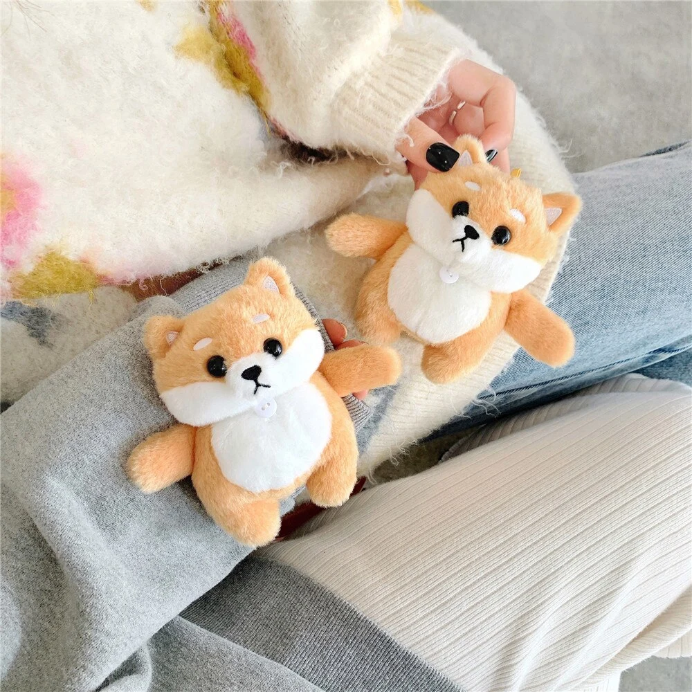 Plush Shiba Inu Protective Cover Apple Wireless Bluetooth Headset Case Airpodspro Cute Female