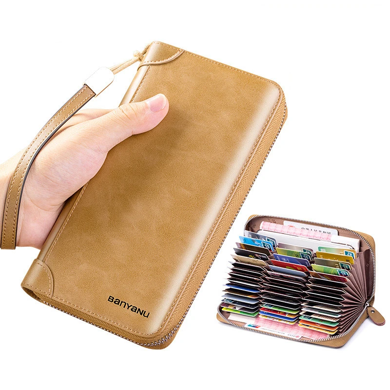 Card Case And Wallet All-in-one Male New Large Capacity