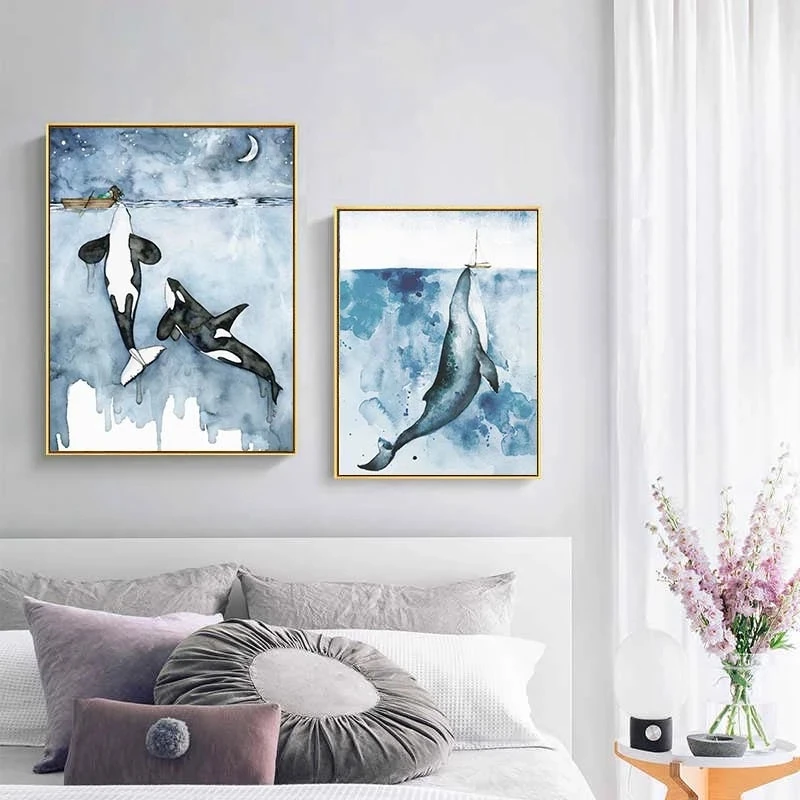 Entrance Corridor Watercolor Horse Canvas Painter