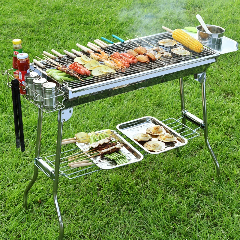 Outdoor Barbecue Tool Accessories Picnic Five-piece  Supplies