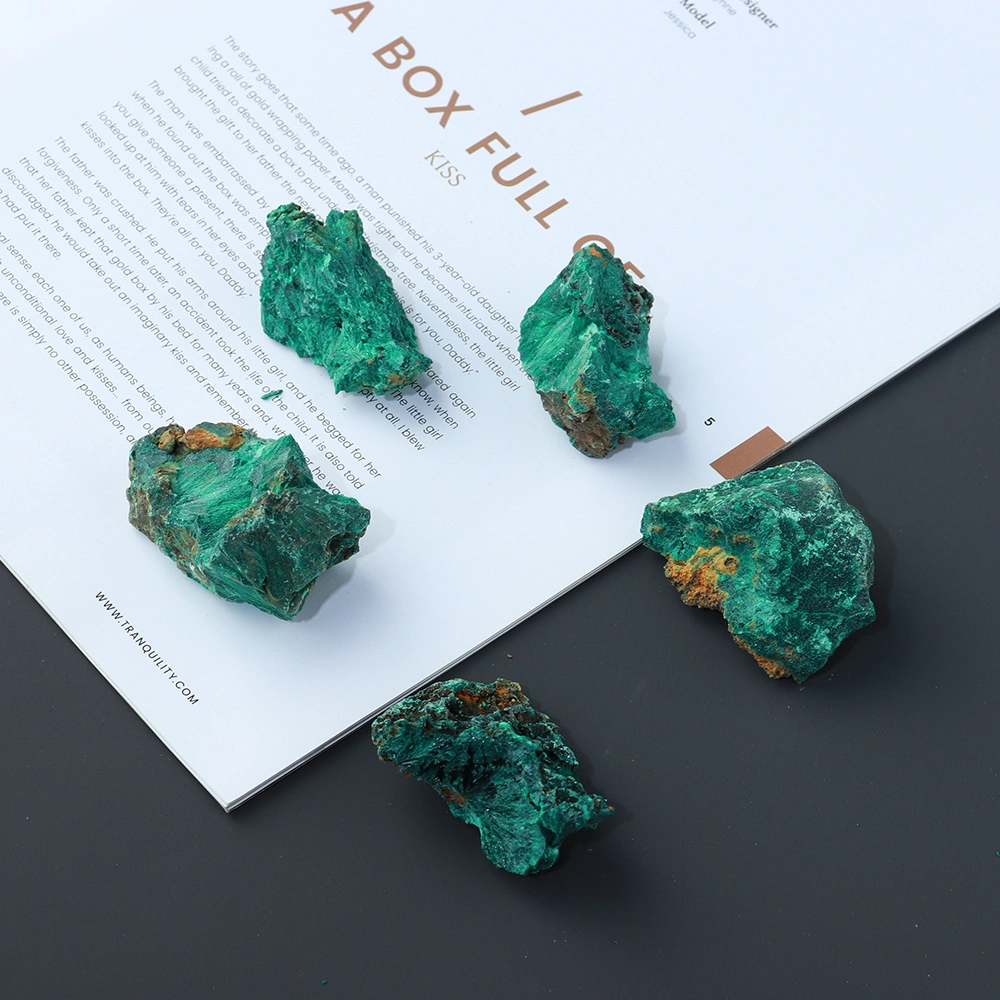 Malachite Teaching Specimen Green Crystal Ornaments