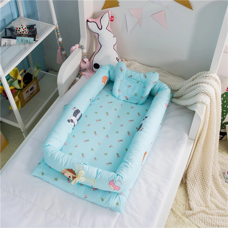 The Bed In The Cotton Portable Bed Is Removable And Washable