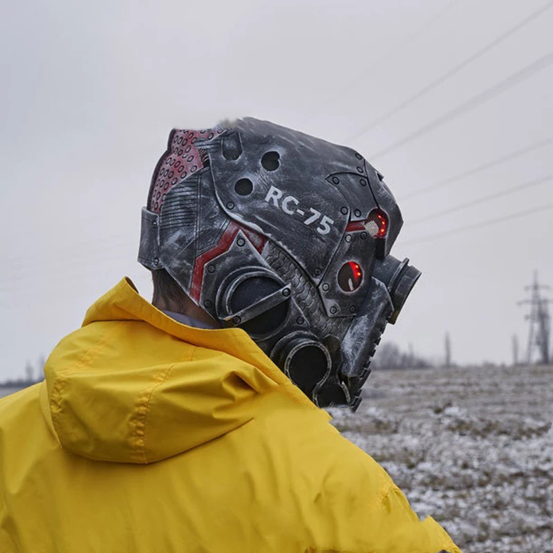 Wan Cyberpunk Mask Helmet Halloween Steam