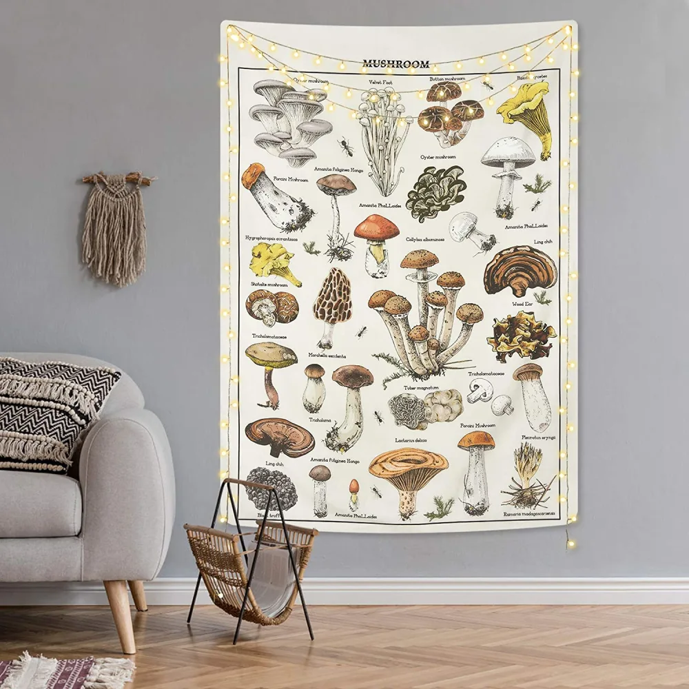 Tapestry Flower Cactus Wall Cloth INS Nordic Tapestry