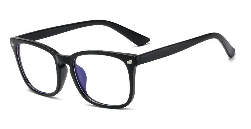 Retro Color-changing Ladies Anti-blue Light Glasses Square Frame