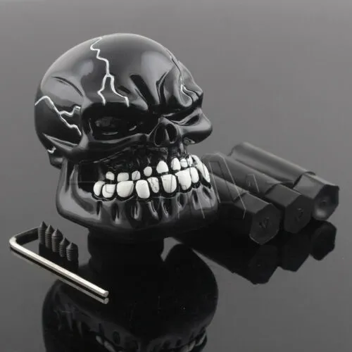 Car Modification Big Tooth Ghost Gear Shift Head Skull Manual Gear Shift Lever