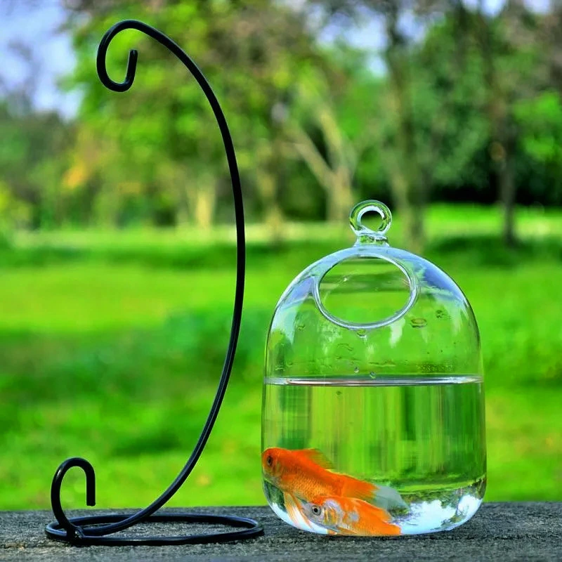 Creative Hanging Glass Vase Fish Tank Transparent Ornaments