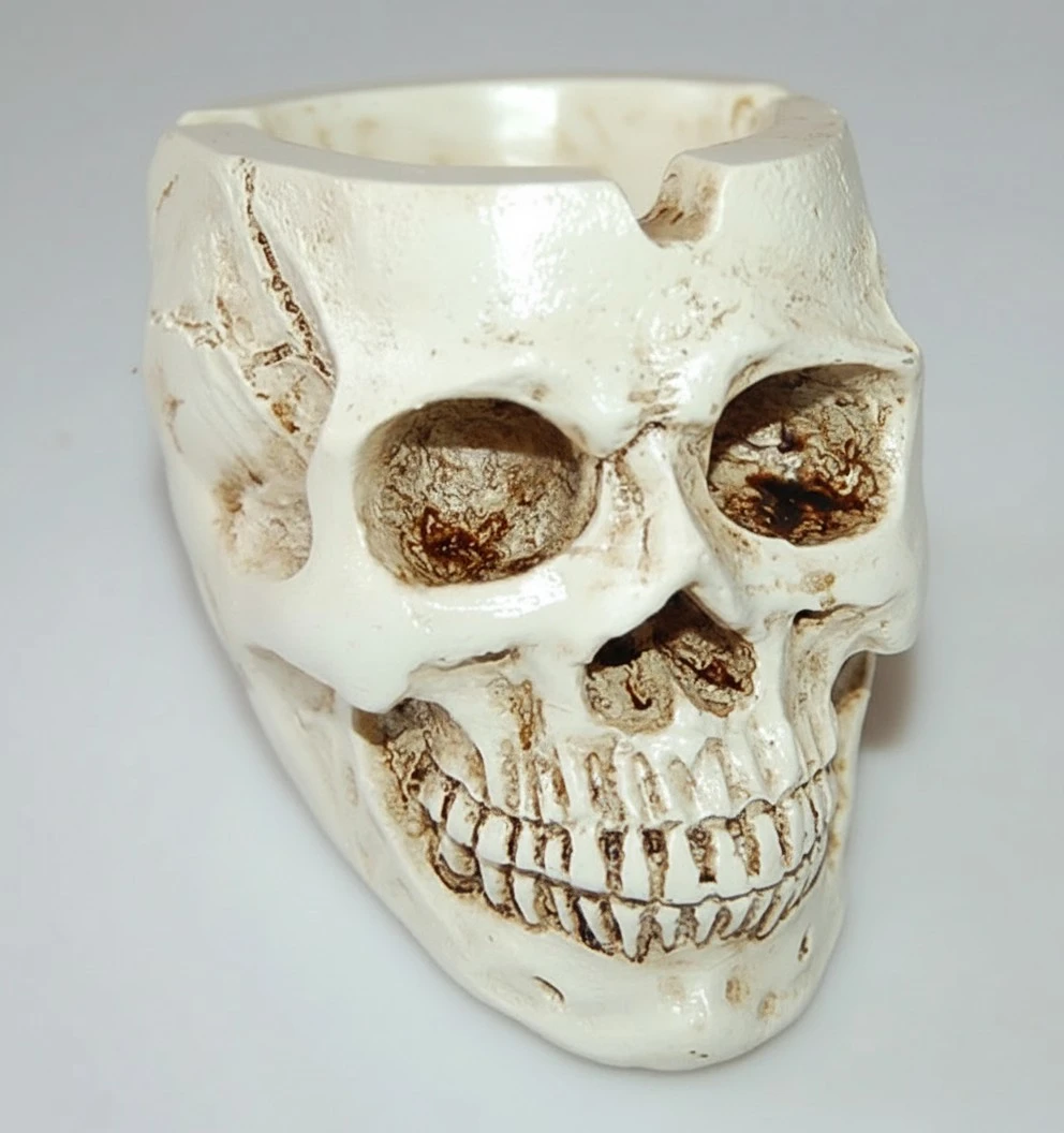 Halloween Ashtray Resin Skull Home Decoration