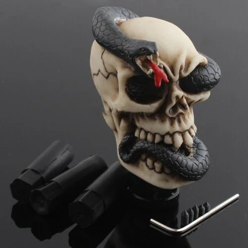 Car Modification Gear Shift Head Personality Funny Skull