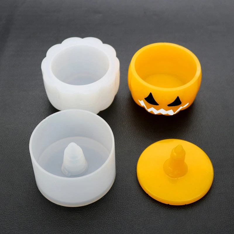 Crystal Silicone Storage Box Mold Pumpkin Handmade Setting Table