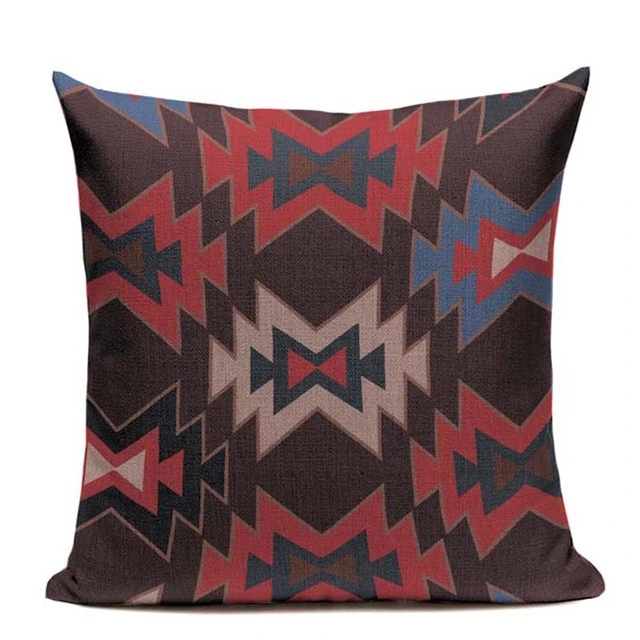 Shabby Chic Cushion Cover Geometric Pillow Case Islamic Pattern Hugging Pillow Case