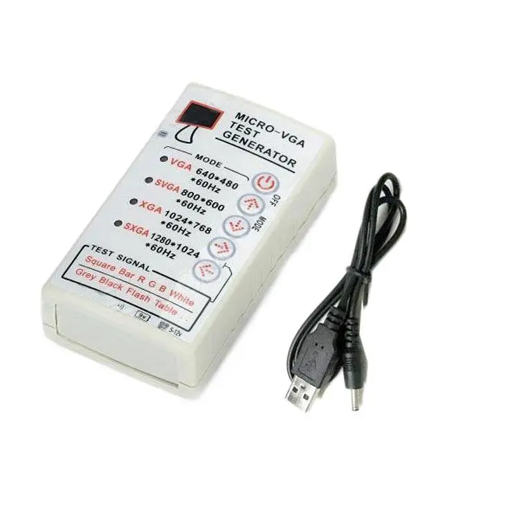 VGA Signal Generator Projector LCD CRT Source Built-in Battery Monitor Repair Signal Source