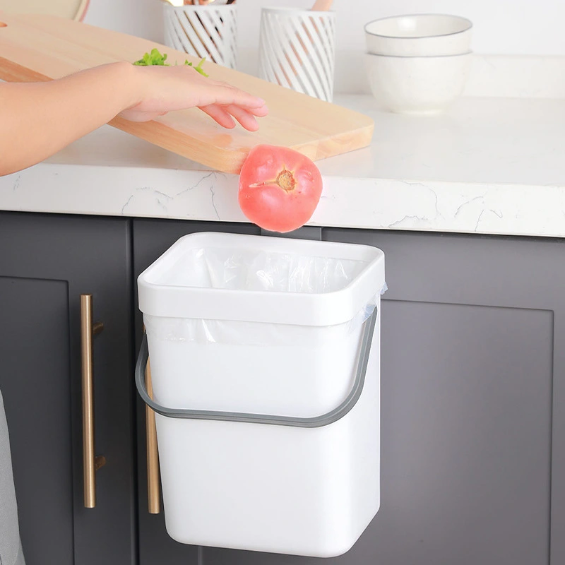 Wall-mounted Kitchen Trash Can Size Set