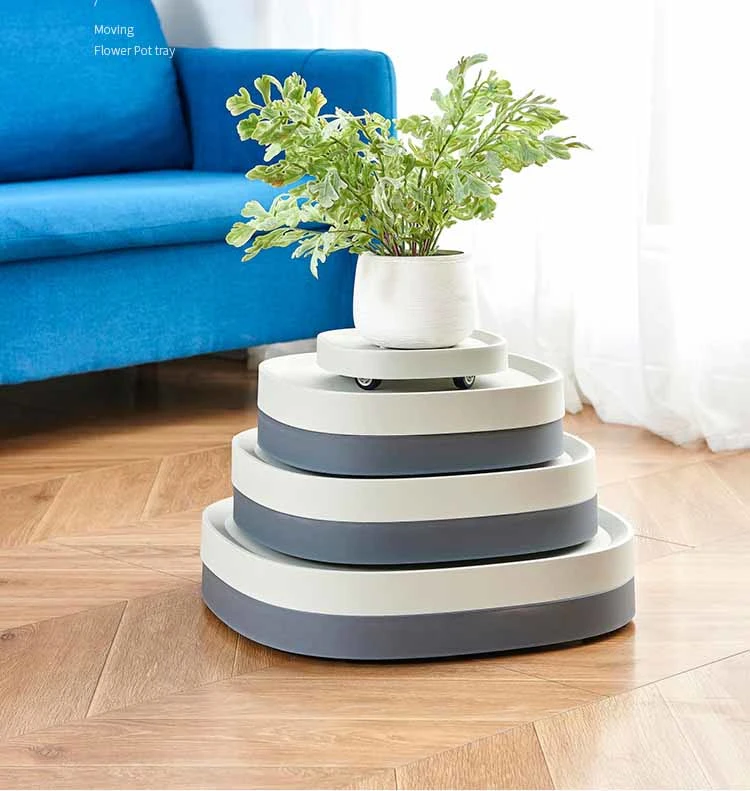 Hidden Mobile Base Universal Wheel Flower Pot