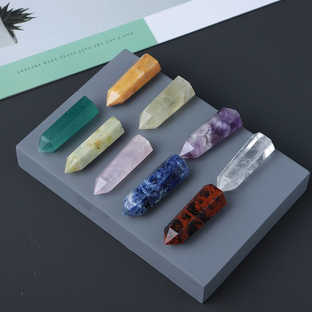 Natural Crystal Six-sided Single-pointed Column