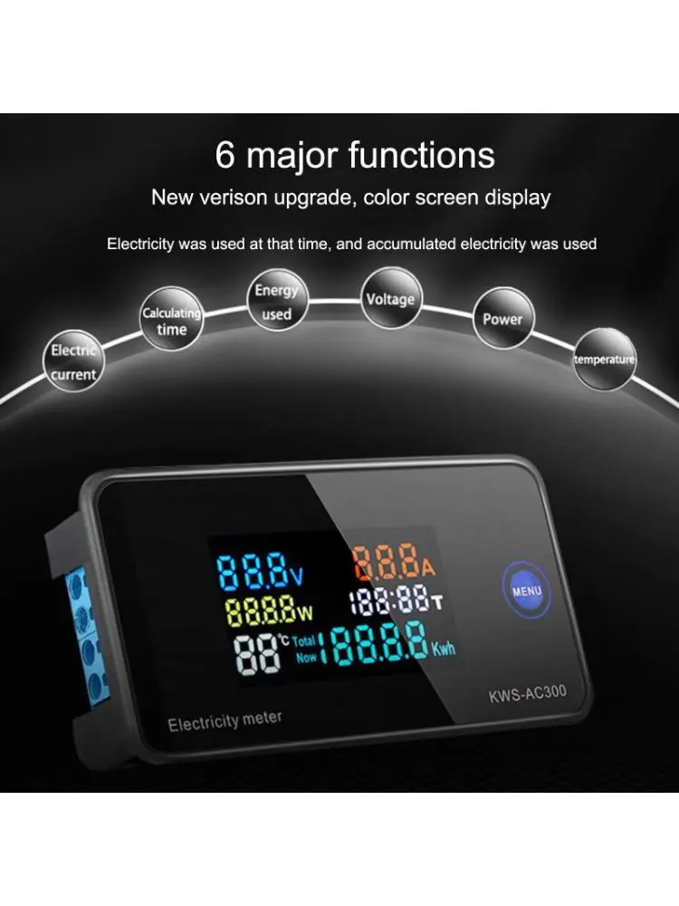 AC Voltage Power Meter Frequency Meter Detector