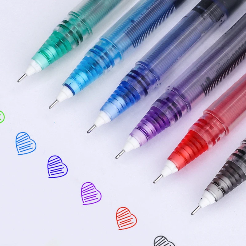 Straight Liquid Roller-ball Pen For Students