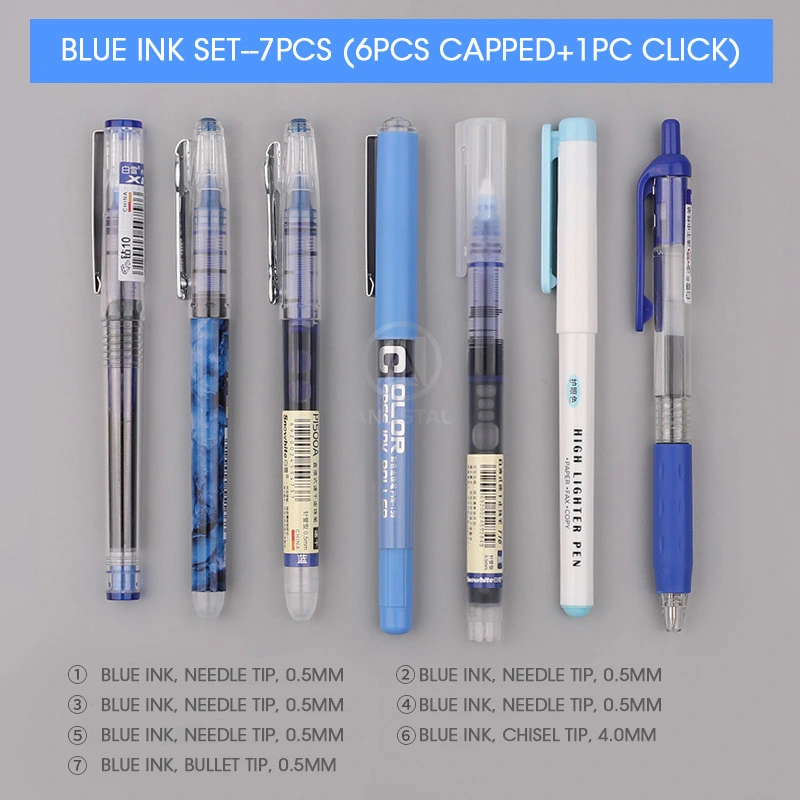 Straight Liquid Roller-ball Pen For Students