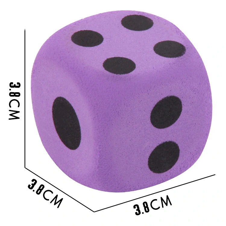 Number Dice Color Word EVA Sieve Children's Toy