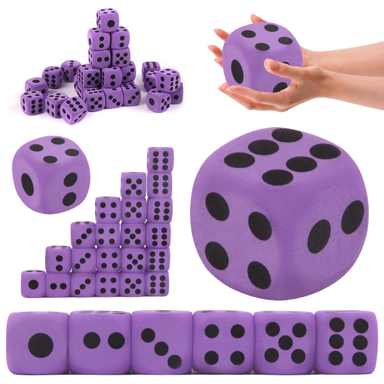 Number Dice Color Word EVA Sieve Children's Toy