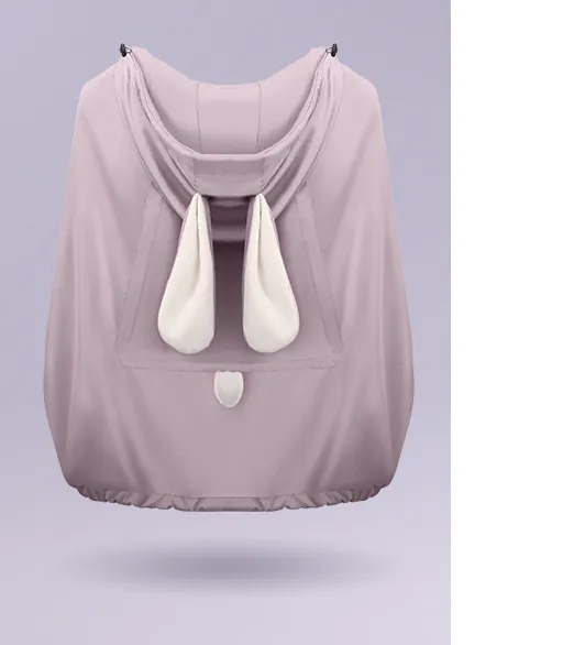 Baby Carrier Cover Hooded Stretchy Cloak Multifunctional Baby Cartoon Cloak Wrap Sling Windproof Newborn Stroller Blanket Cover