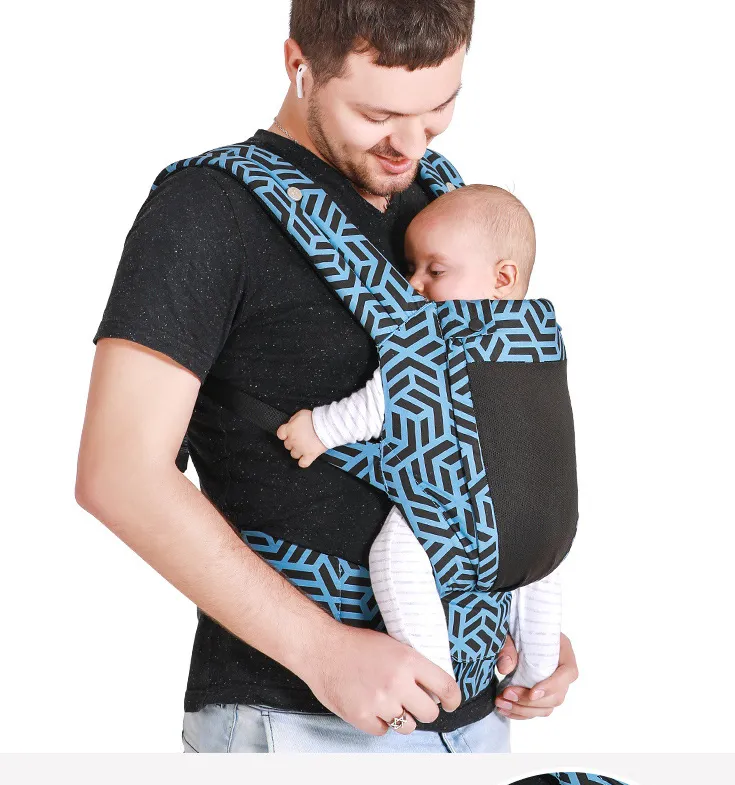 Ergonomic Baby Carrier Infant Baby Hipseat Carrier Front Facing Ergonomic Kangaroo Baby Wrap Sling For Baby Travel