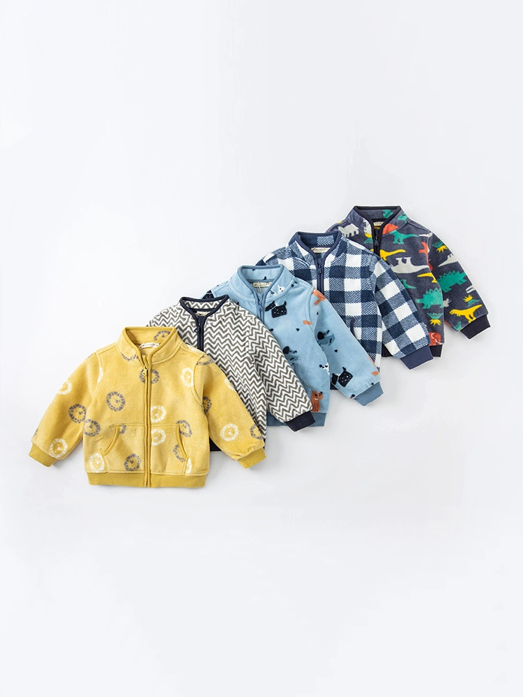 Boys Autumn Tops Baby Jackets Children's Polar Fleece