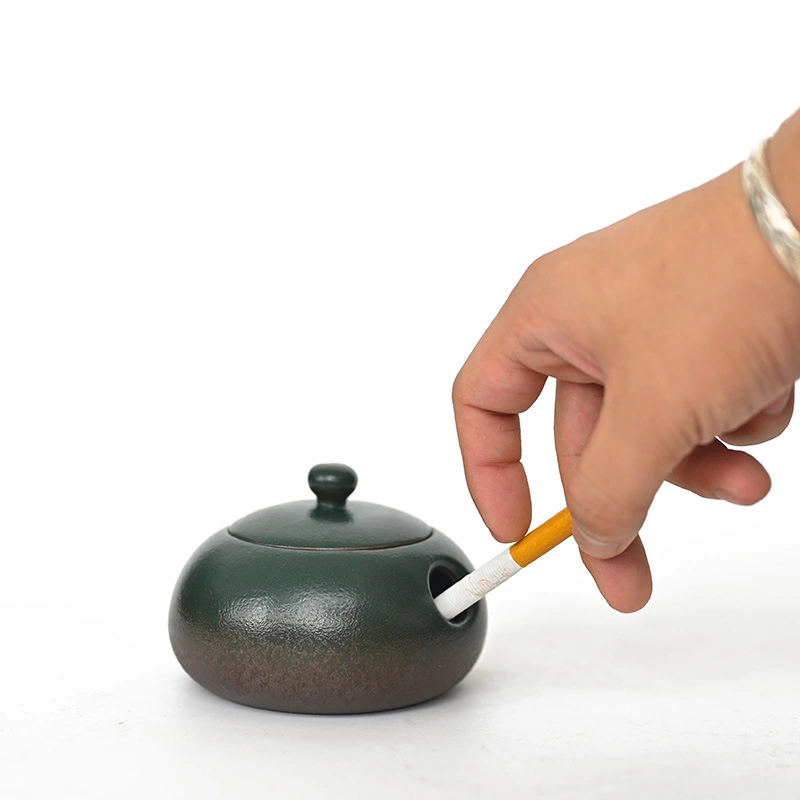 Personalized Ceramic Ashtray Crafts With Lid