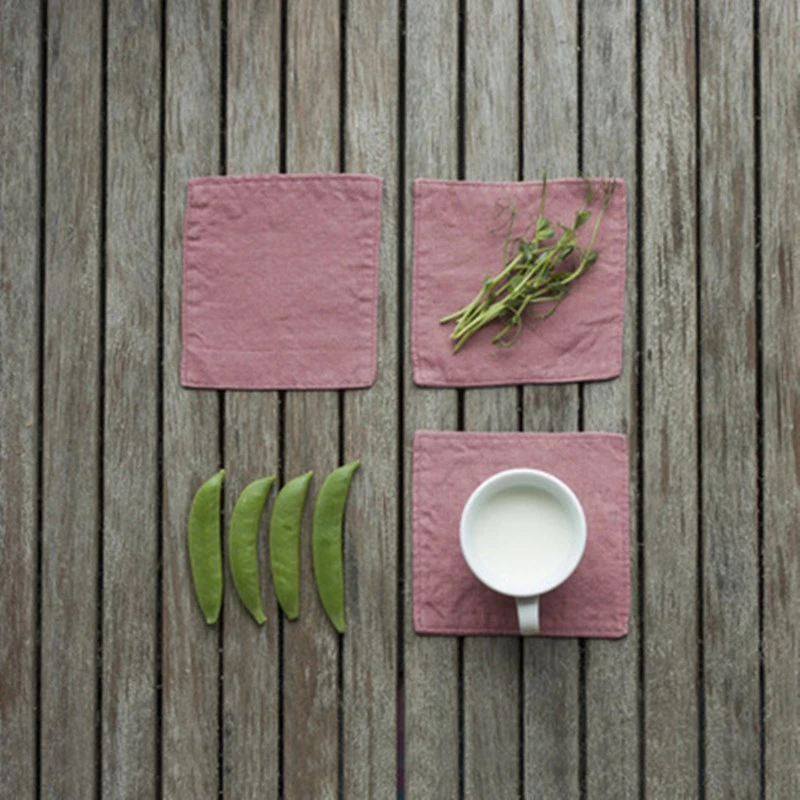 Linen Insulation Table Mat Absorbs Water