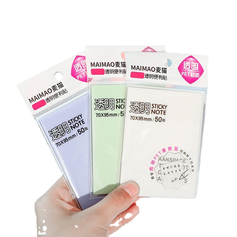 Transparent Post-it Notes Adhesive Student Notes Stickers