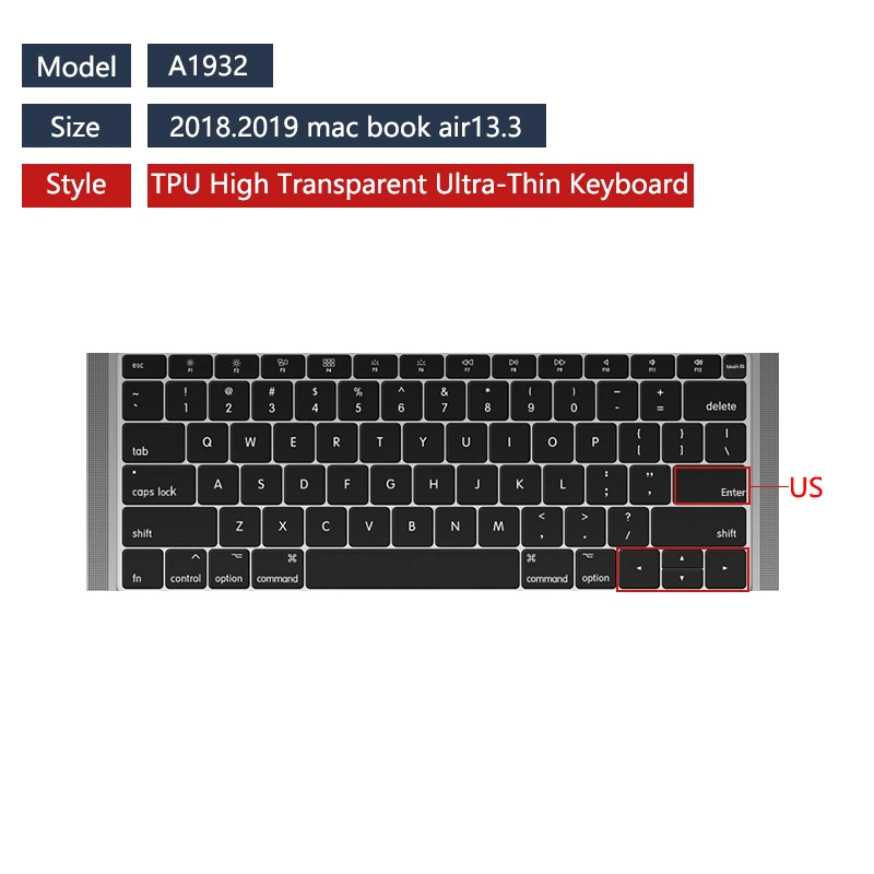 Pro13 Inch Transparent Keyboard Film Tpu Keyboard Film