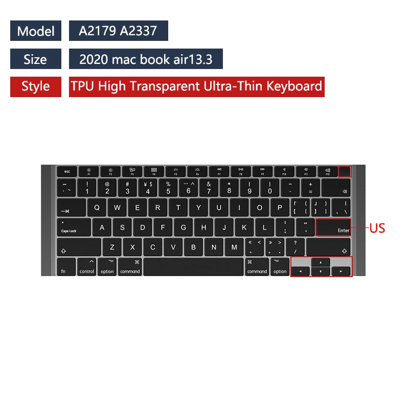 Pro13 Inch Transparent Keyboard Film Tpu Keyboard Film