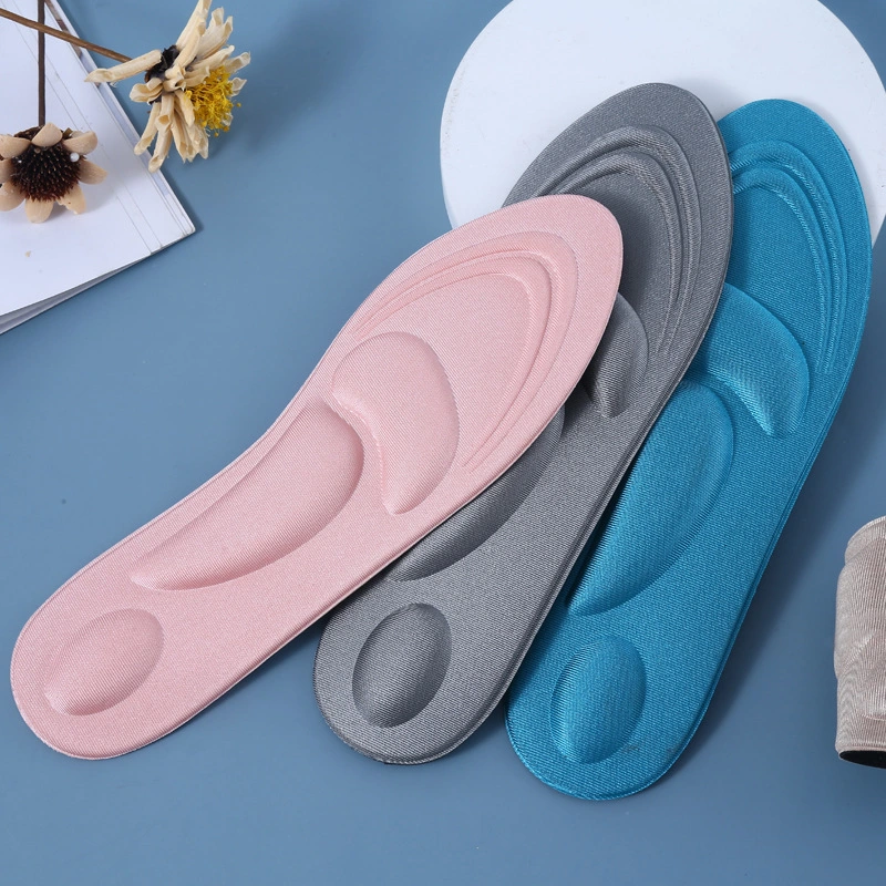 4D Memory Foam Insole, Breathable Massage And Shock Absorption