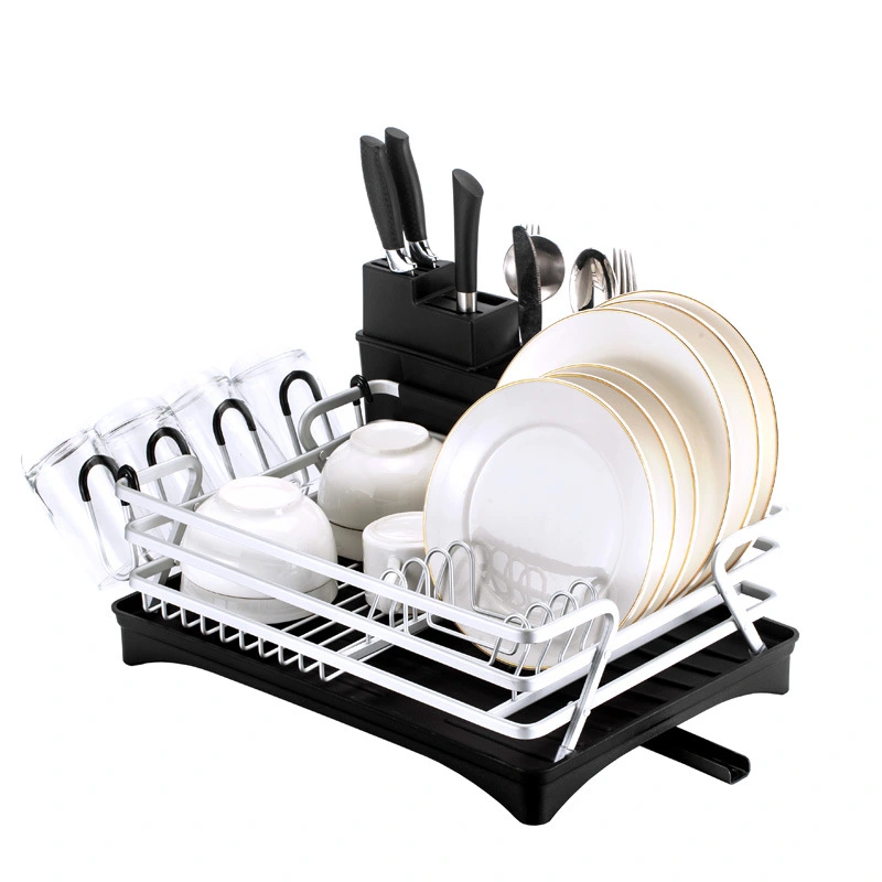 Multifunctional Aluminum Alloy Drain Rack Storage Basket