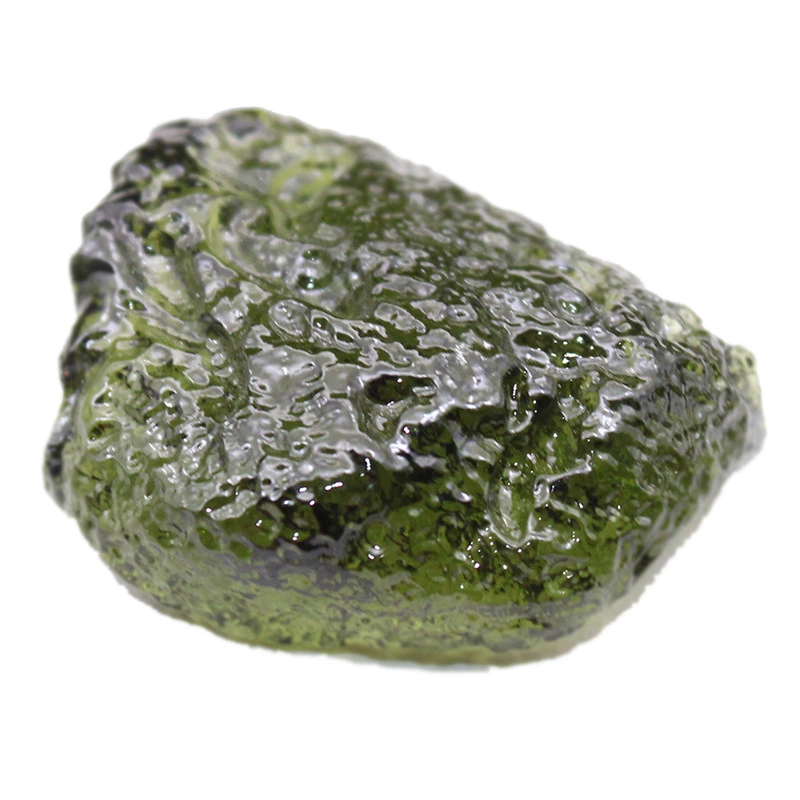 Green Glass Meteorite Specimen Stone Ore Energy Stone