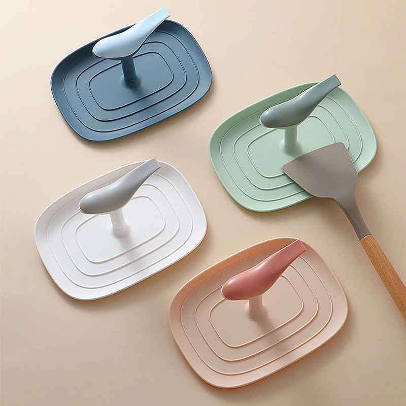 Free-piercing Storage Rack For Spatula And Lid