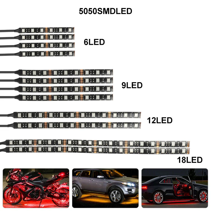 One For Twelve Bluetooth APP Atmosphere Light Remote Control Colorful Light Bar