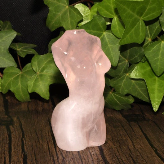 Natural Crystal Torso Model Handicraft Carving Ornaments