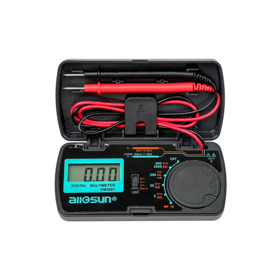 Mini Pocket Digital Multimeter Tester Manual Range