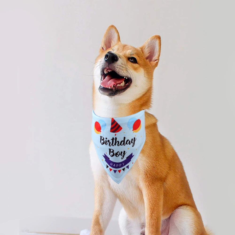 Creative Birthday Scarf In Big Dog Saliva Towel