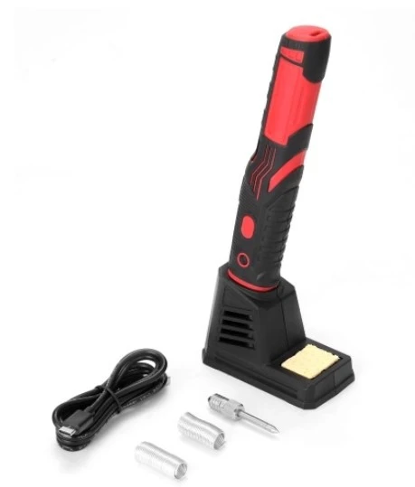 Cordless Electric Solder Iron Charging Soldering