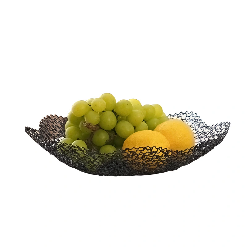 Wrought Iron Snack Bowl Storage Fruit Tray