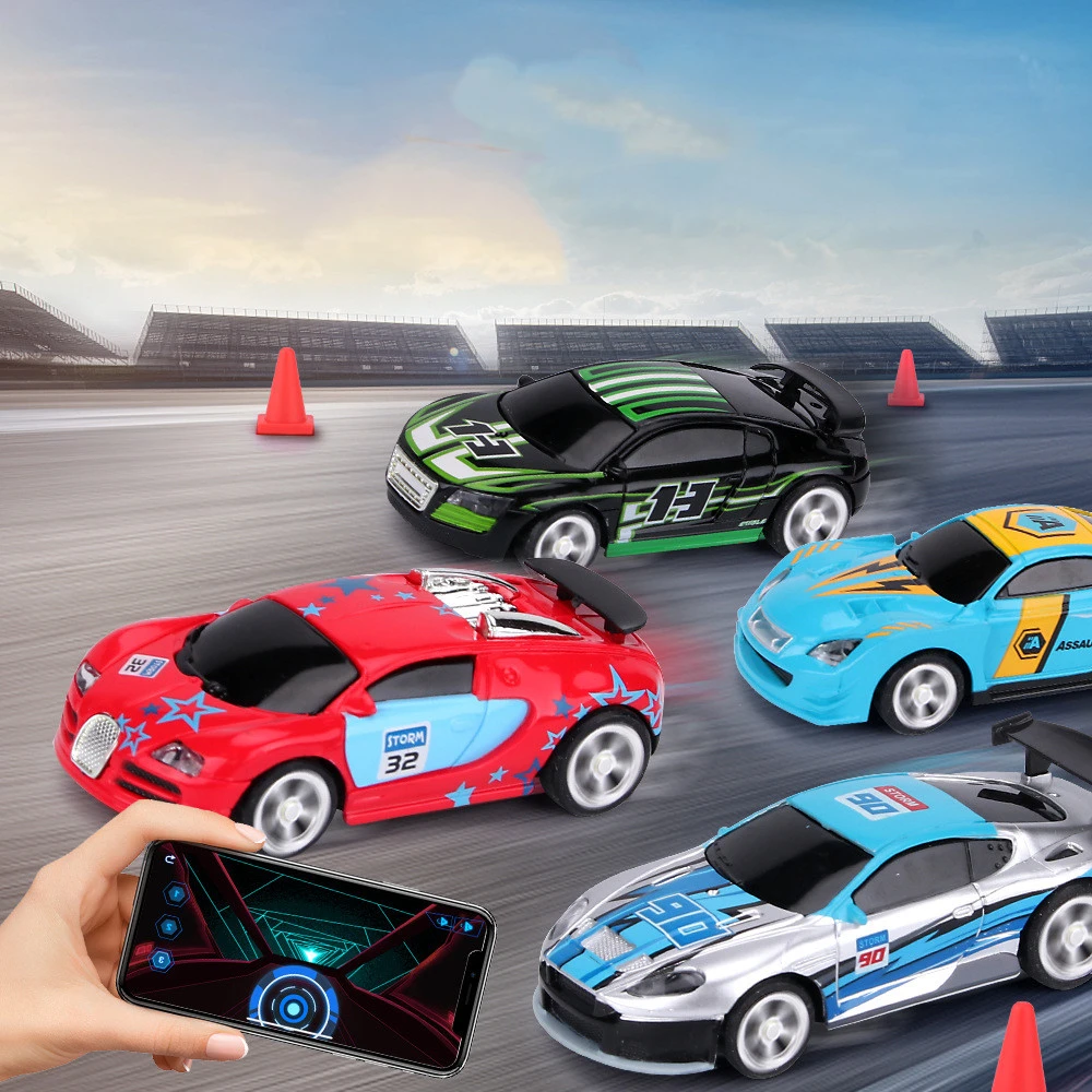 Mini High Speed Coke Can Remote Control Car