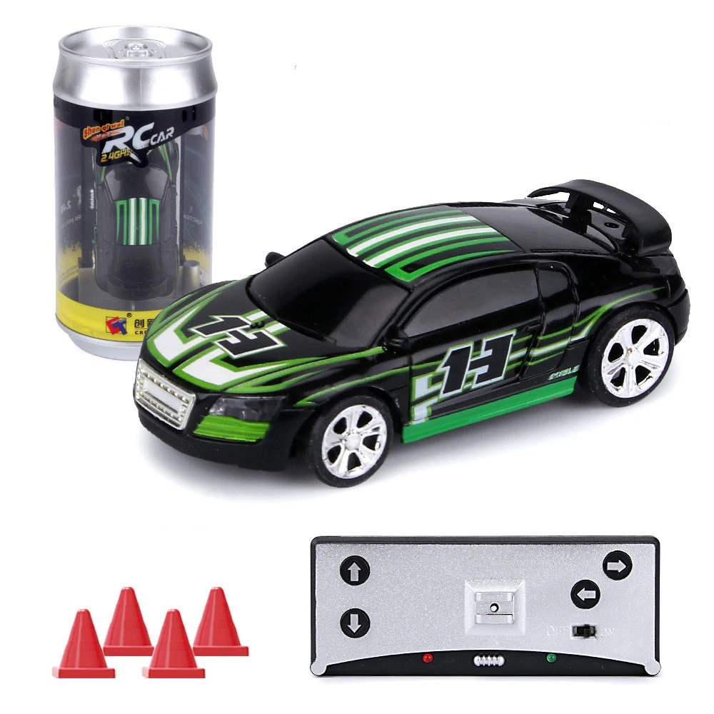 Mini High Speed Coke Can Remote Control Car