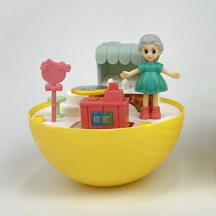 Girls And Children Puzzle Play House Micro Scene