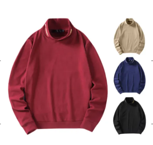 Fashion Slim High Neck Warm Bottoming Shirt For Men