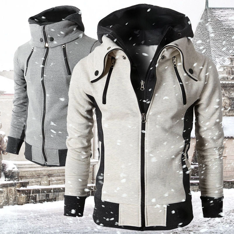Cardigan Casual Mens Slim Sweatshirt Jacket