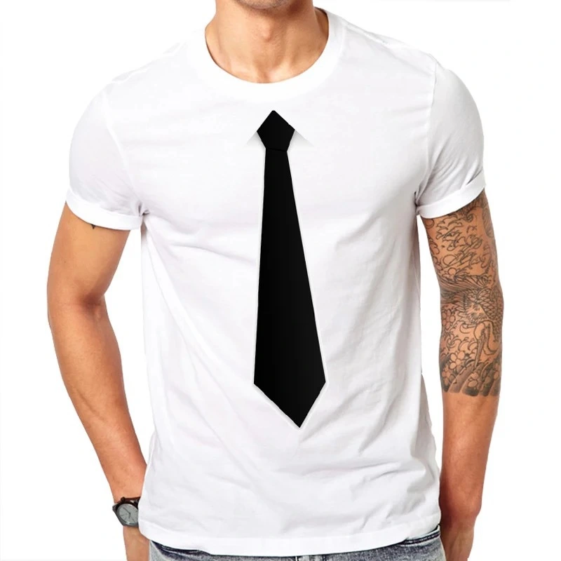 Men's Fashion Trend Short-sleeved T-shirt Plus Size