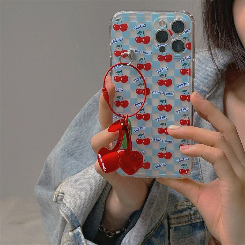 Cherry Pendant Mobile Phone Case Xxr Female